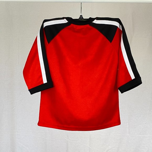 Vintage NHL Official Flames Jersey Mighty Mac Sports Boy's Kid's Unisex - Picture 2 of 9